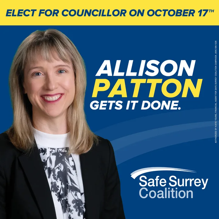 Allison Patton — Elect for Council, Safe Surrey Coalition
