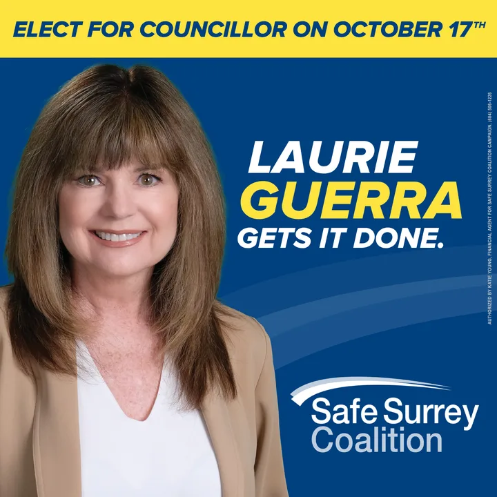 Laurie Guerra — Elect for Council, Safe Surrey Coalition